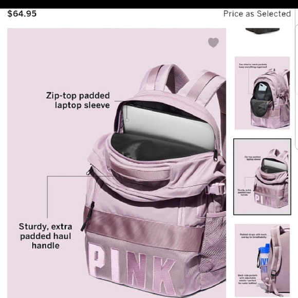 NEW Victoria's Secret PINK Cheetah Backpack - Picture 6 of 8